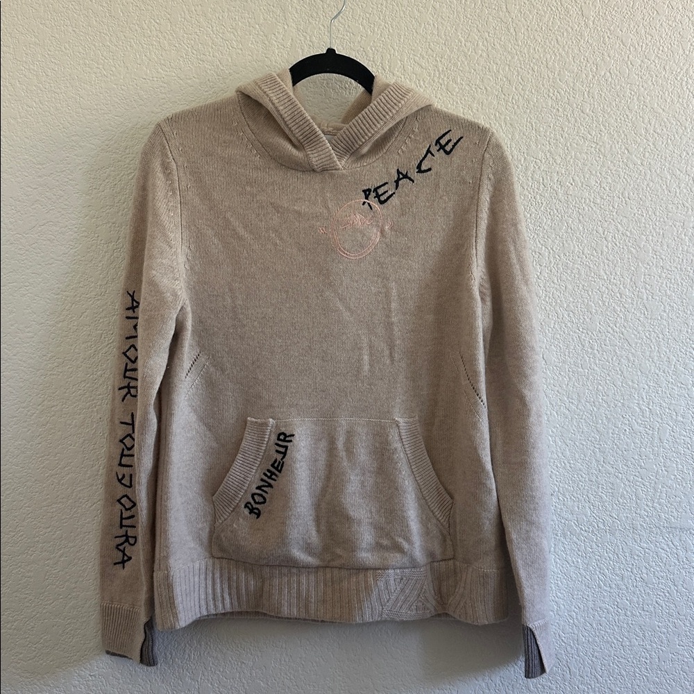 Zadig & Voltaire Mina Hooded Cashmere Sweater - Picture 16 of 17